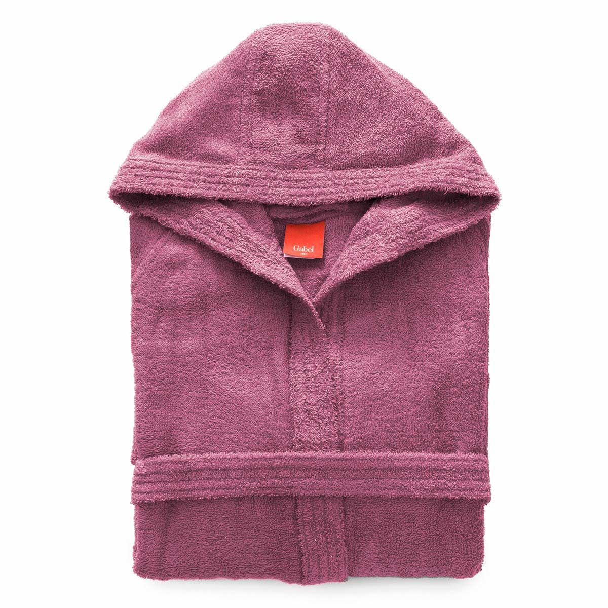 Accappatoio con cappuccio Gabel mod. Tintaunita in spugna da 380 gr Q957 ECR