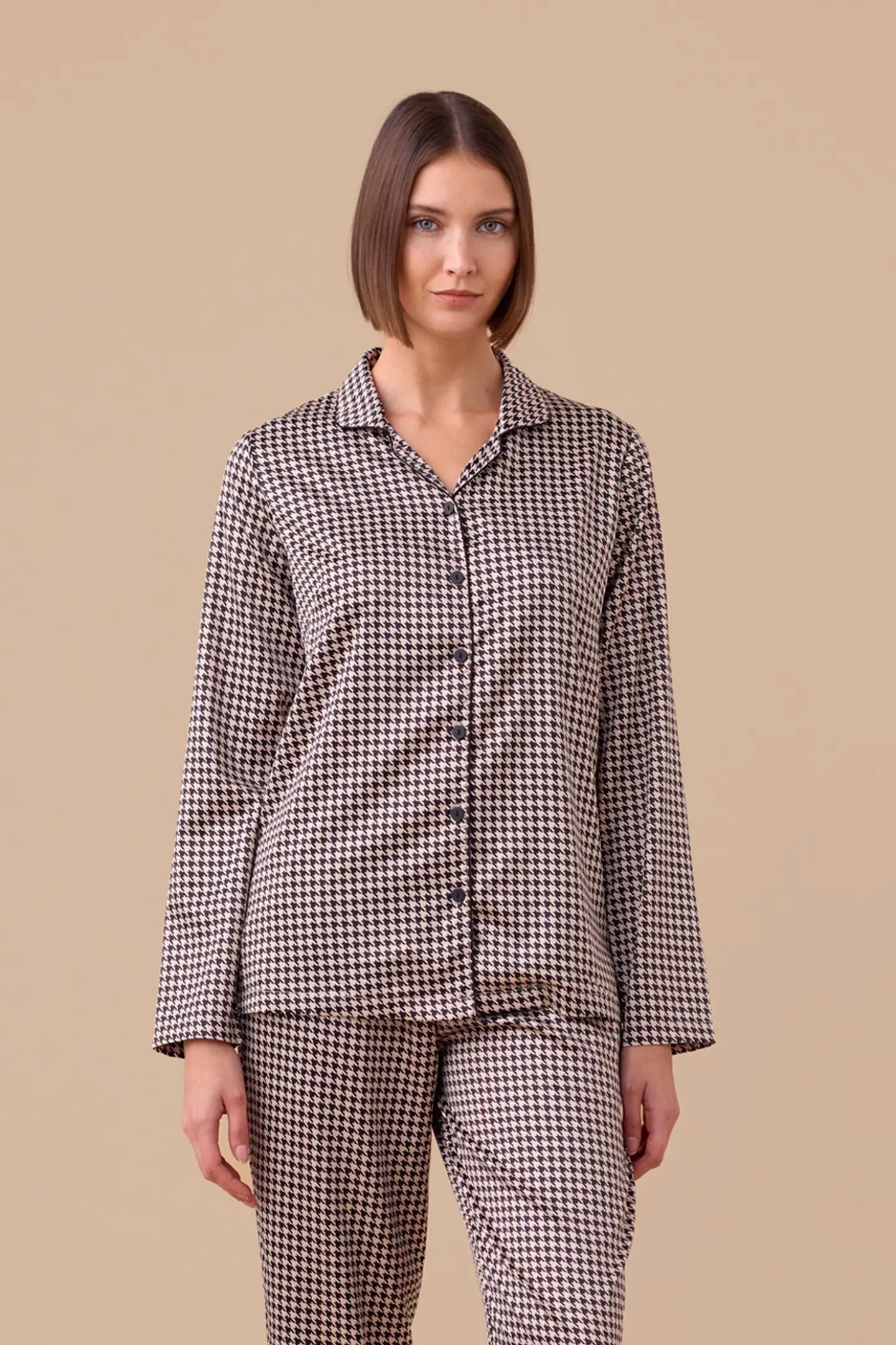 Pigiama donna in raso articolo poule Noi Di Notte