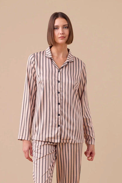 Pigiama donna in raso articolo poule Noi Di Notte