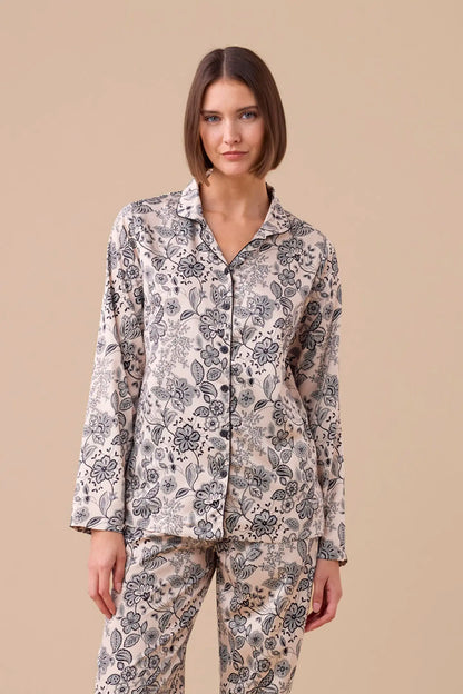 Pigiama donna in raso articolo poule Noi Di Notte