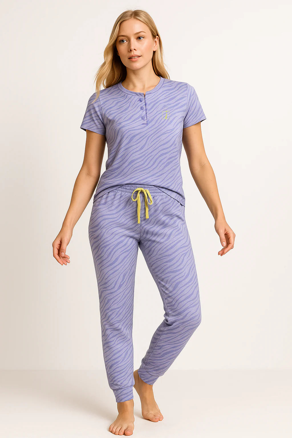 PIGIAMA DONNA TRE PEZZI EMAN PAPALINA