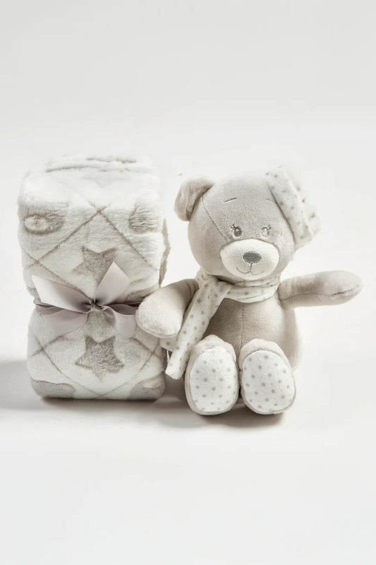 Set copertina e peluche baby (75x100cm)