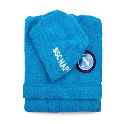Accappatoio Bambino SSC Napoli in Spugna