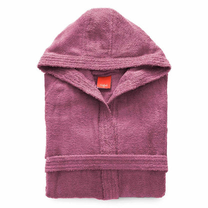 Accappatoio con cappuccio Gabel mod. Tintaunita in spugna da 380 gr Q957 ECR