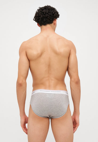 Dsquared2 TRIPACK - Slip - white/grey/black
