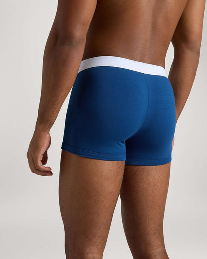 Tripack boxer  in cotone pettinato fantasia denim John Richmond