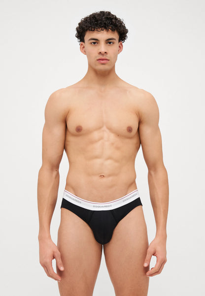 Dsquared2 TRIPACK - Slip - white/grey/black