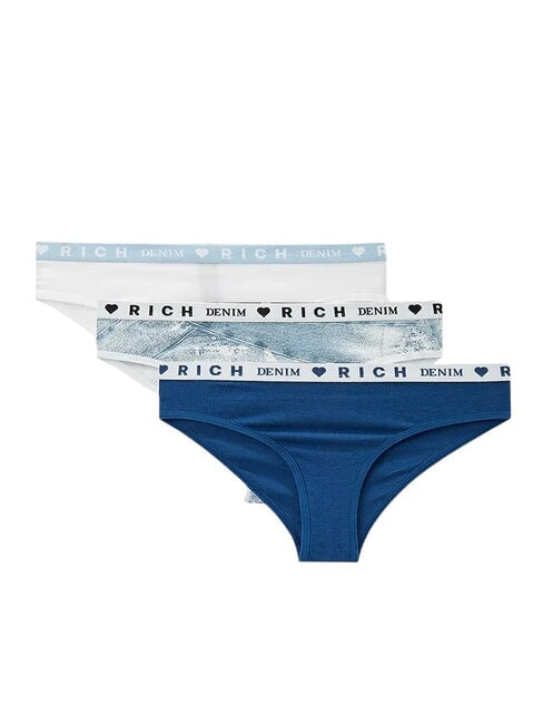 Tripack slip vita bassa denim Richmond