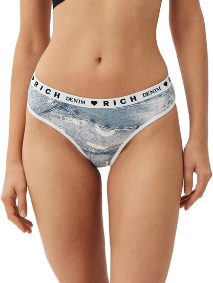 Tripack slip vita bassa denim Richmond
