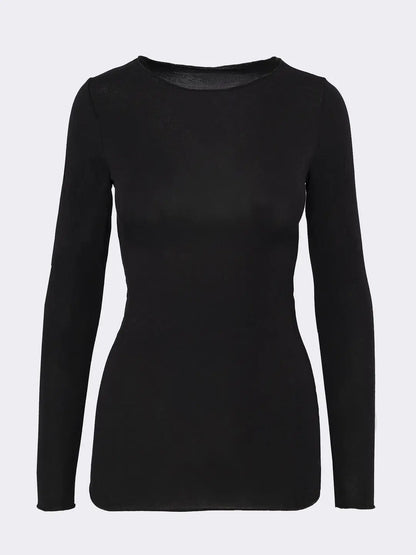 MAGLIA INTIMA DONNA MANICA LUNGA IN CASHMERE E MODAL PURA OUTWEAR