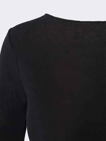 MAGLIA INTIMA DONNA MANICA LUNGA IN CASHMERE E MODAL PURA OUTWEAR