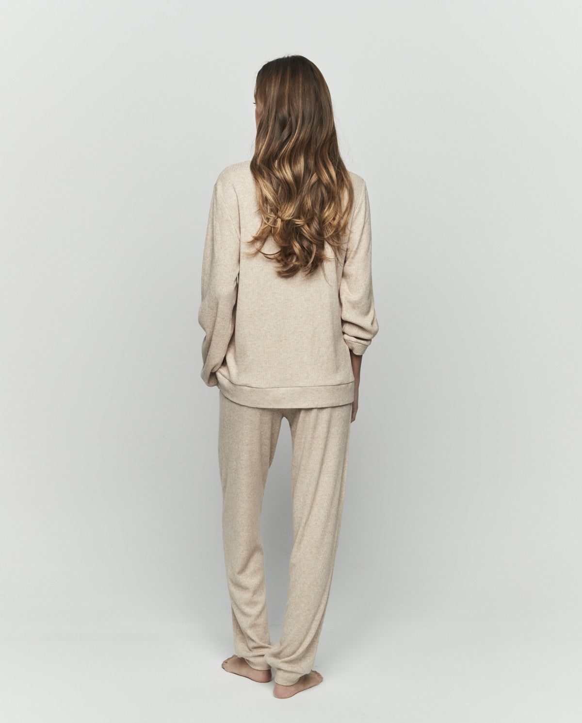 Pigiama donna Selmark a costine