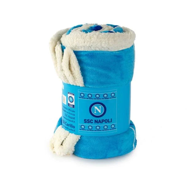 Plaid agnellato SSC Napoli ufficiale 130x150 cm