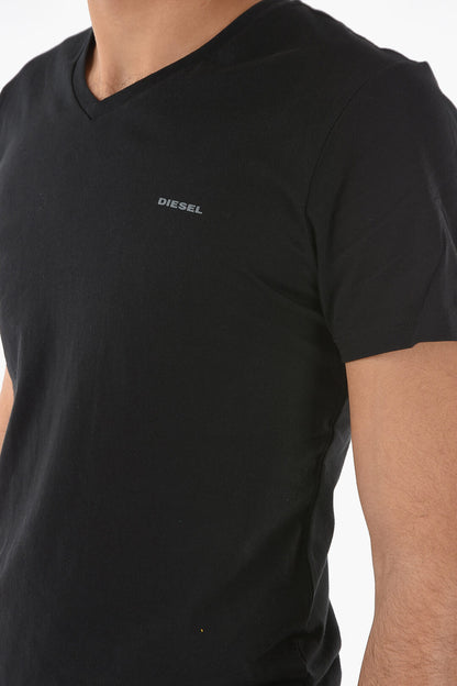 Diesel Set di 3 magliette in cotone con logo stampato