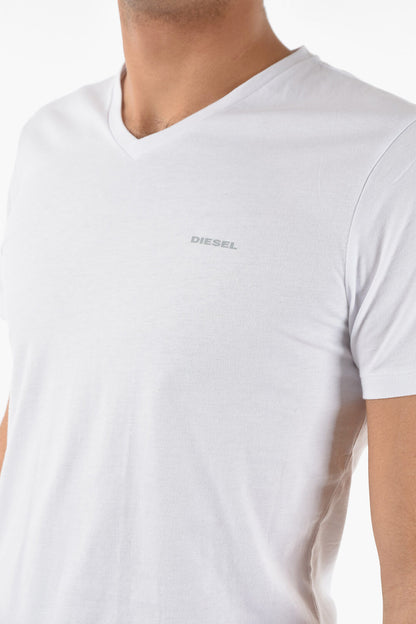 Diesel Set di 3 magliette in cotone con logo stampato